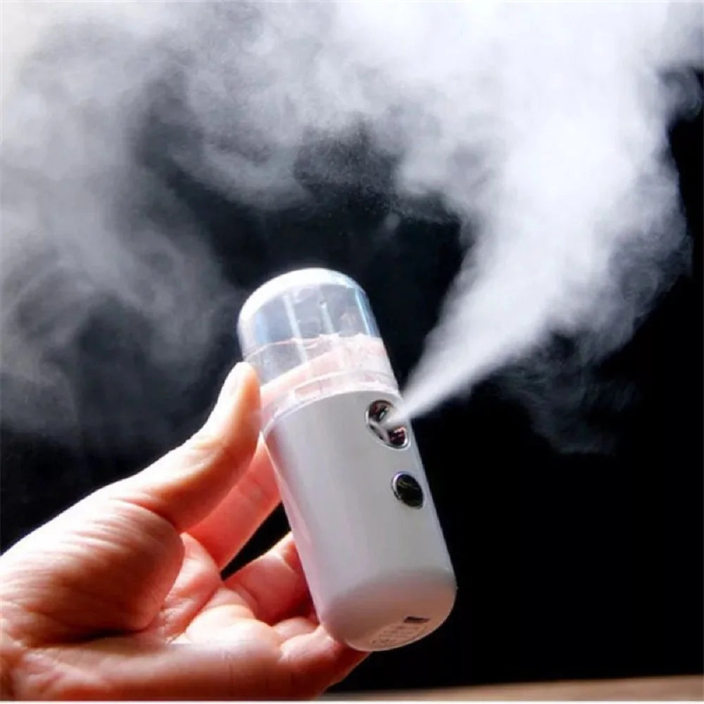 USB Mist Facial Sprayer  Humidifier Steamer