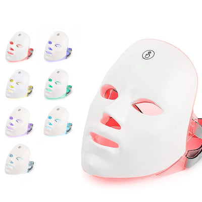 Rechargeable Facial LED Mask Colors LED