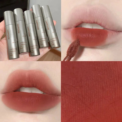 Single Velvet Matte Mist Lip Gloss,Waterproof