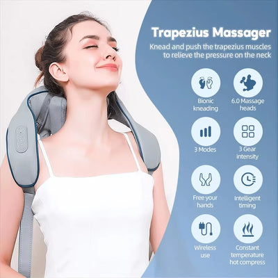 Hot Compress Massager, Shoulder  Neck