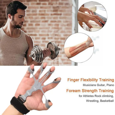 Hand Grip Finger Exerciser Strength Train