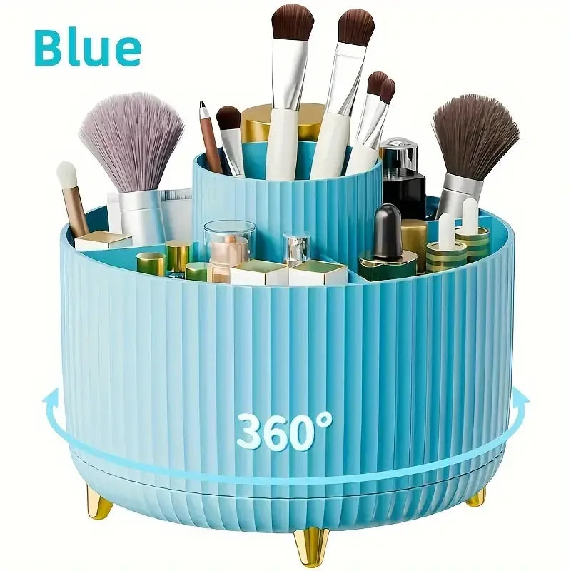 Rotating 5 Slot Makeup Brushes Holder