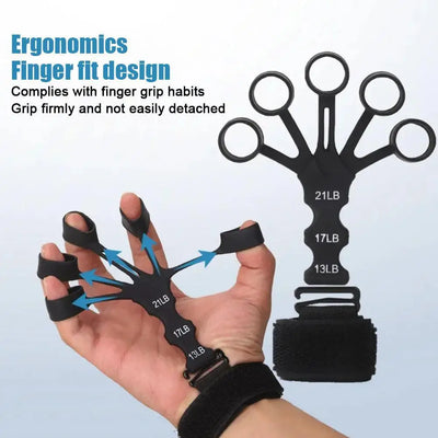 Hand Grip Finger Exerciser Strength Train