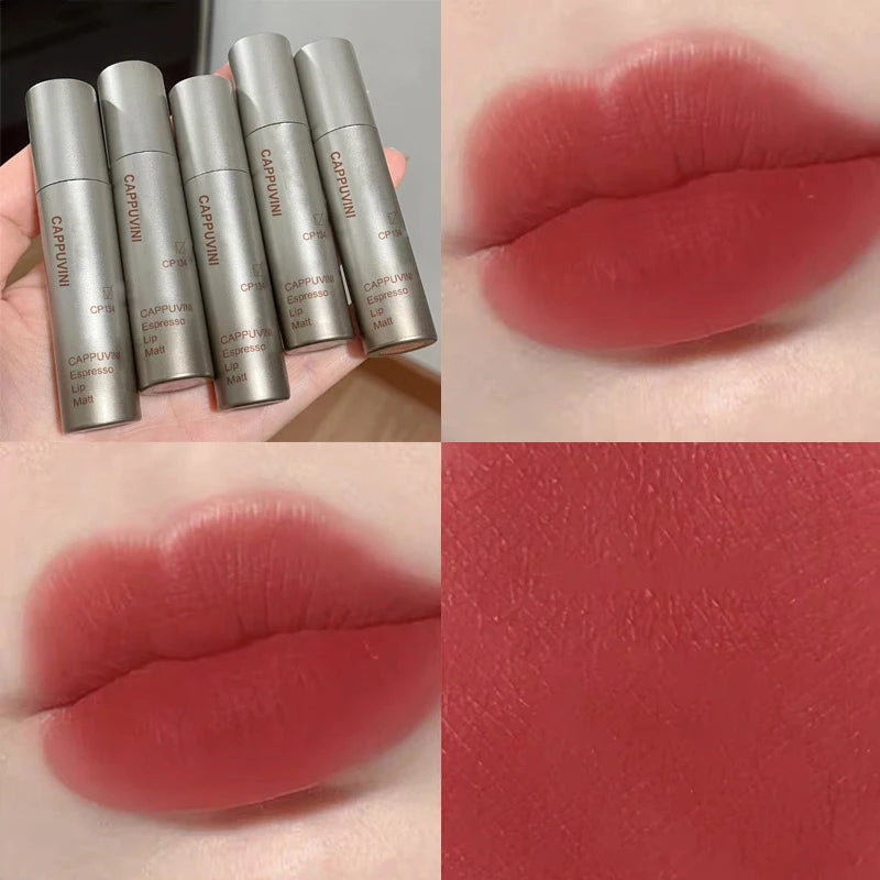 Single Velvet Matte Mist Lip Gloss,Waterproof